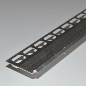 Treppenprofil Aluminium 45°, 8 x 2500 mm / 0805